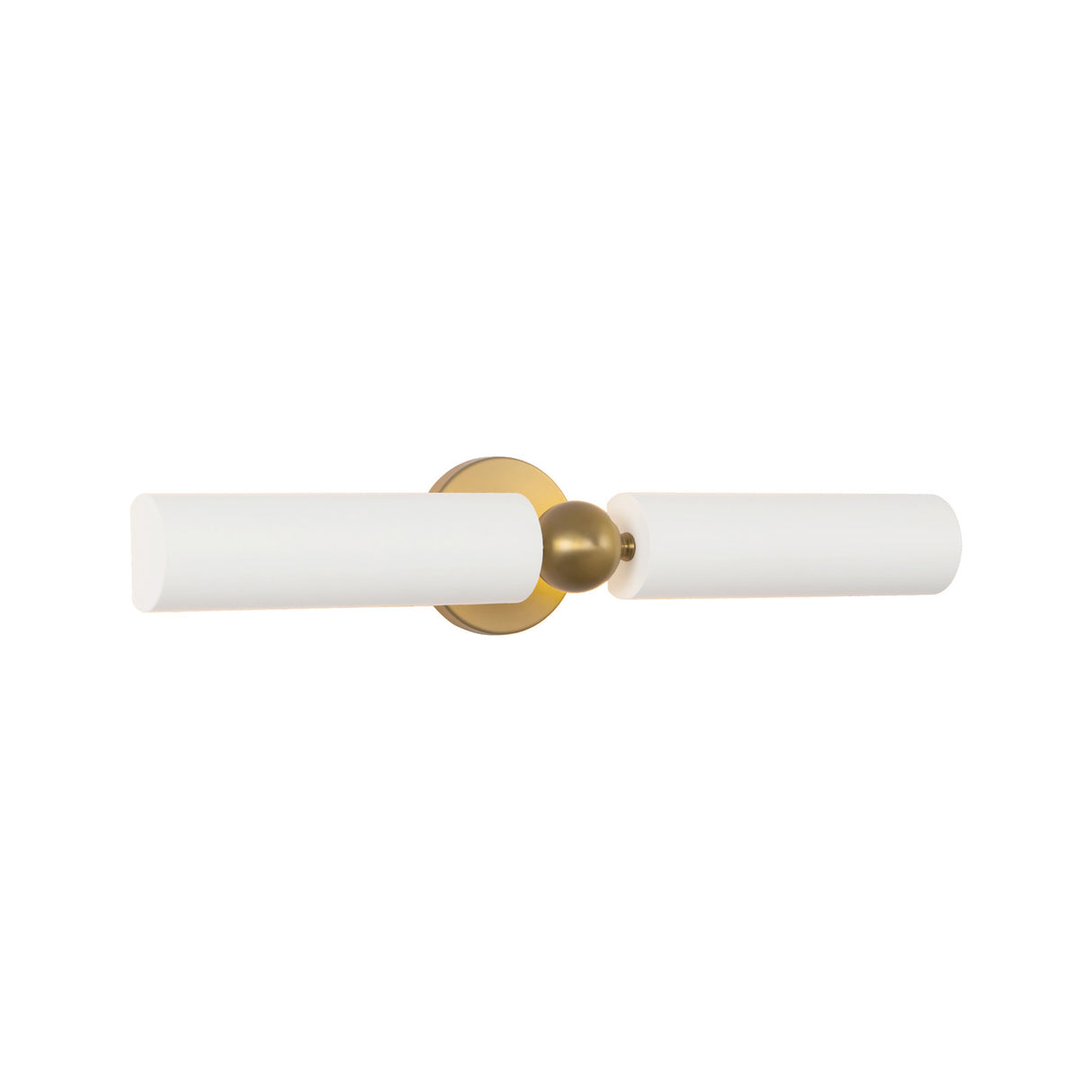 Deedra Picture Light 23", White and Brushed Brass
