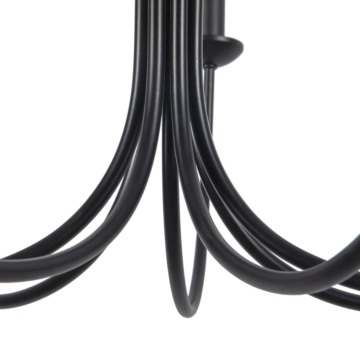 Channing 7 Light Chandelier 26", Matte Black