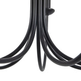 Channing 7 Light Chandelier 26", Matte Black