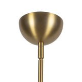 Channing 7 Light Chandelier 26", Brushed Brass