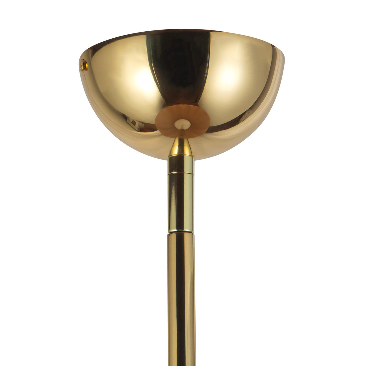 Babette Large LED Pendant 25", Blush and Brass