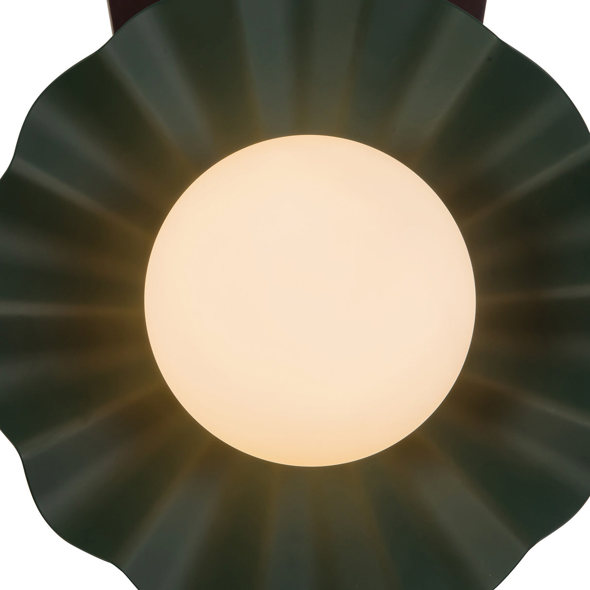 Babette Wall Sconce 17", Hunter Green and Walnut