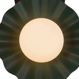 Babette Wall Sconce 17", Hunter Green and Walnut