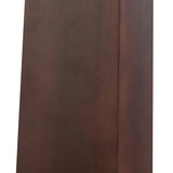Babette Floor Lamp 65", Maroon and Walnut