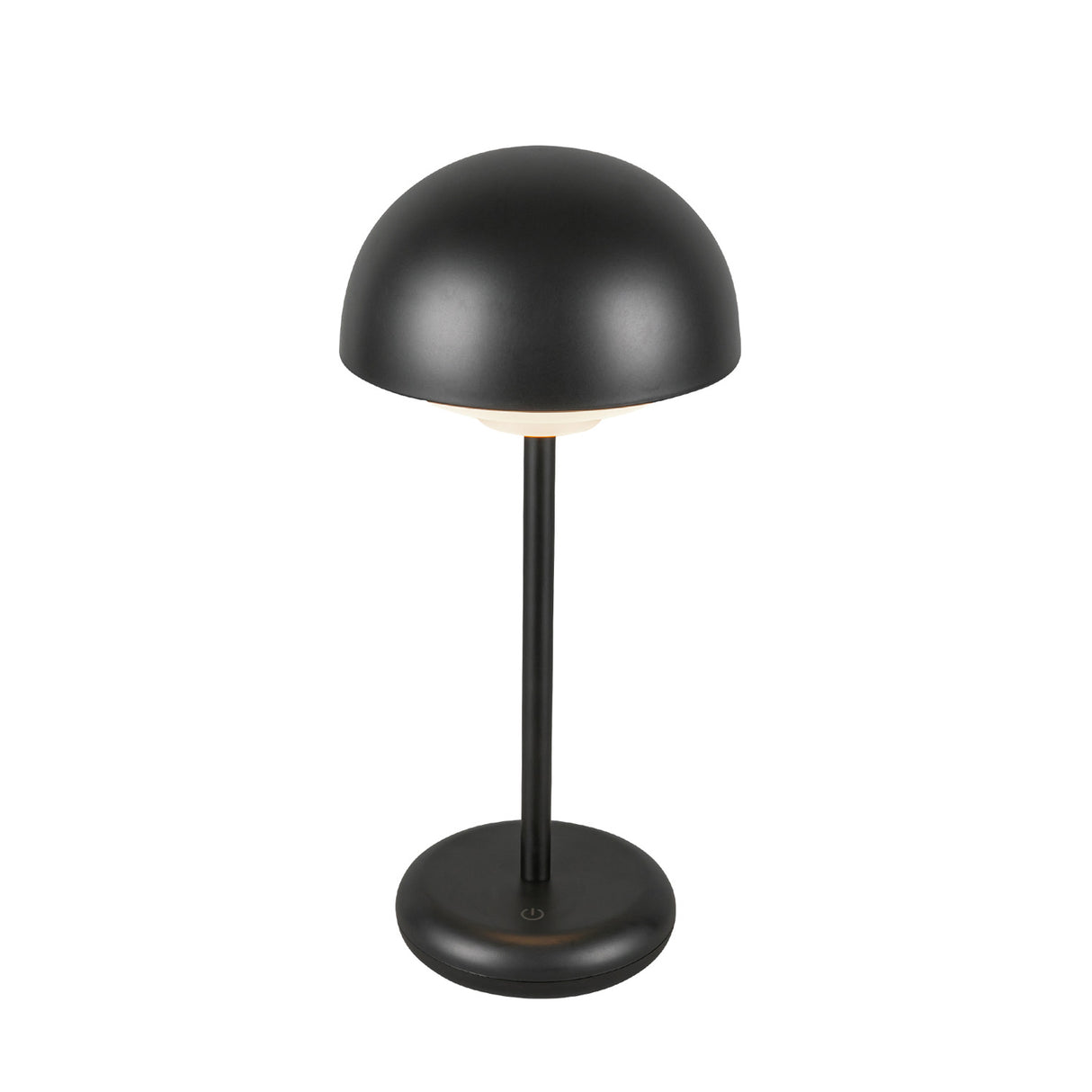 Carola Rechargeable Table Lamp 12", Black