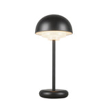 Carola Rechargeable Table Lamp 12", Black
