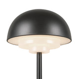 Carola Rechargeable Table Lamp 12", Black