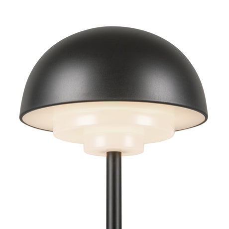 Carola Rechargeable Table Lamp 12", Black