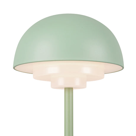 Carola Rechargeable Table Lamp 12", Pistachio