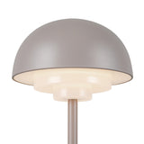 Carola Rechargeable Table Lamp 12", Mink