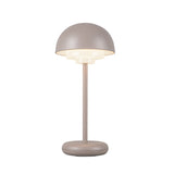 Carola Rechargeable Table Lamp 12", Mink
