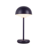Carola Rechargeable Table Lamp 12", Navy Blue