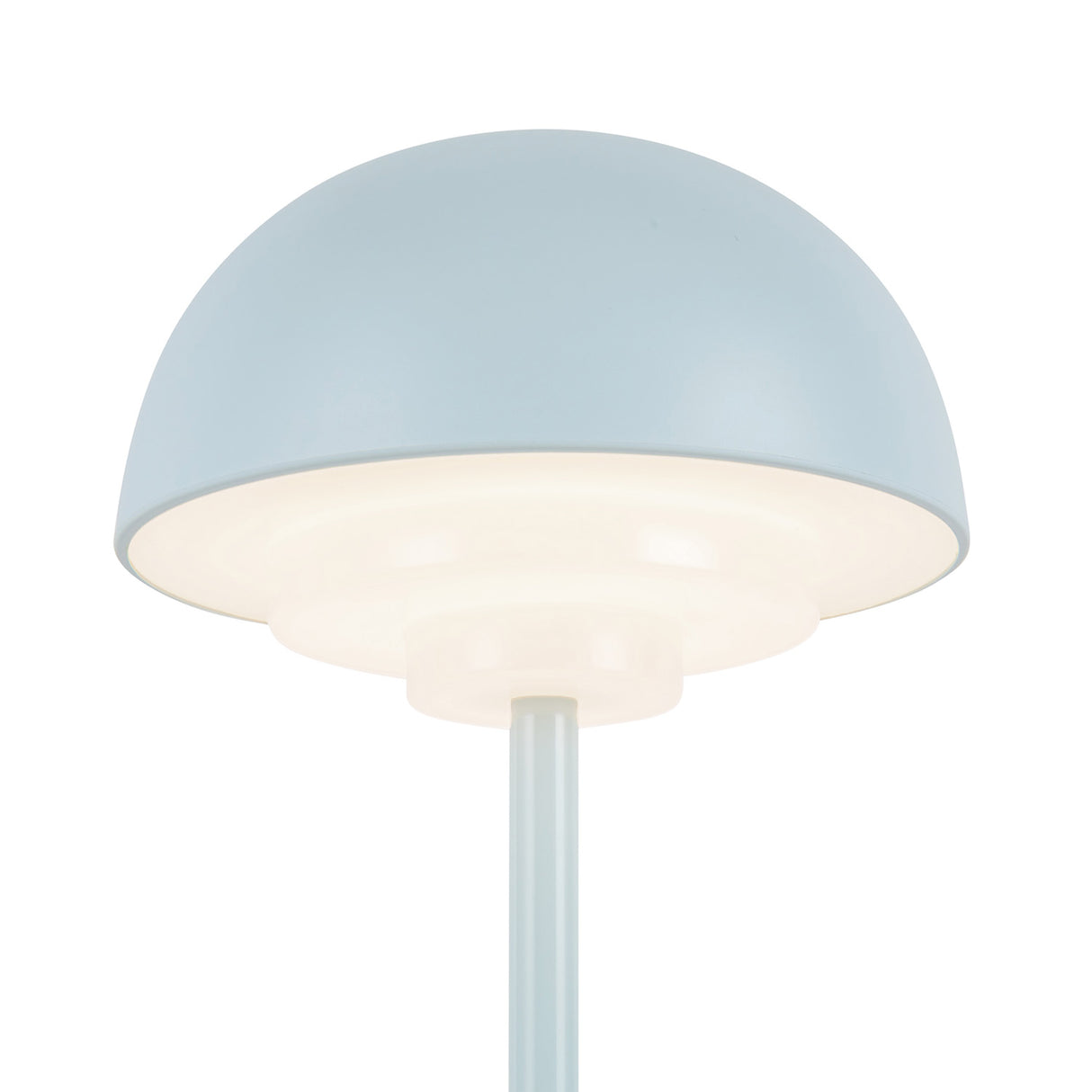 Carola Rechargeable Table Lamp 12", Baby Blue