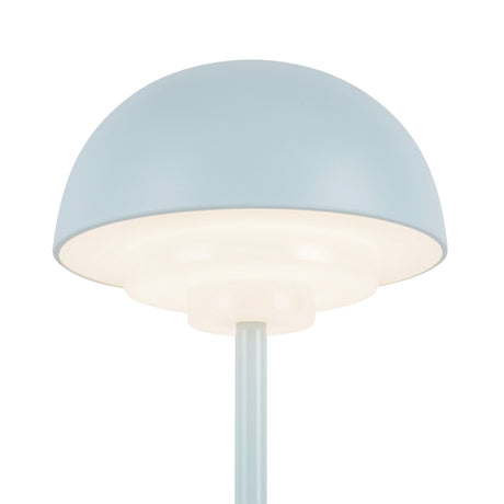 Carola Rechargeable Table Lamp 12", Baby Blue