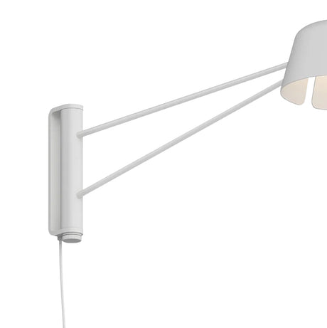Jude Medium LED Swing Arm Sconce, Light Gray