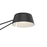Jude Medium LED Swing Arm Sconce, Black