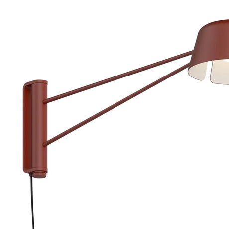 Jude Medium LED Swing Arm Sconce, Paprika