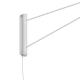 Jude Extra Large LED Swing Arm Sconce, Light Gray