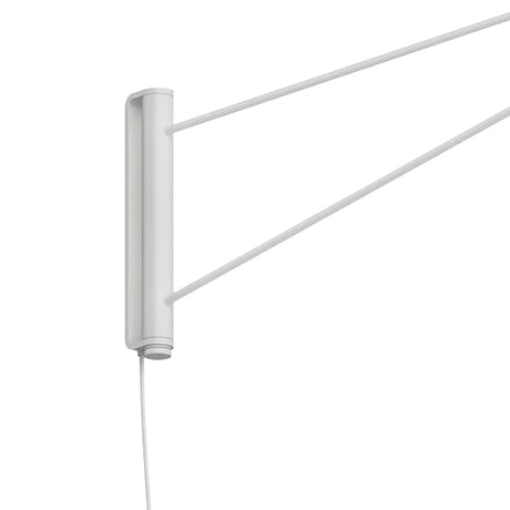 Jude Extra Large LED Swing Arm Sconce, Light Gray