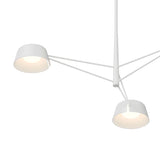 Jude LED 3 Light Chandelier 36", Light Gray