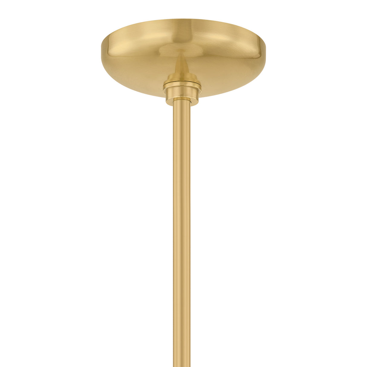Jalina Pendant 18", Aged Brass and Art Glass