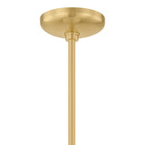 Jalina Pendant 18", Aged Brass and Art Glass