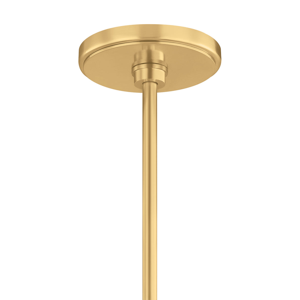 Octavia Small Pendant 12", Aged Brass and Smoke Taupe Ribbed Glass