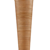 Pascal Extra Large Pendant 30", Jute, Rattan and Aged Brass