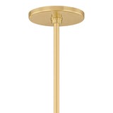 Pascal Extra Large Pendant 30", Jute, Rattan and Aged Brass