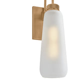 Vox Wall Sconce 15", Patina Brass