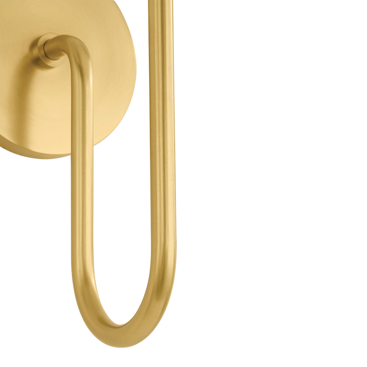 Gilda Wall Sconce 15", Aged Brass and Art Glass