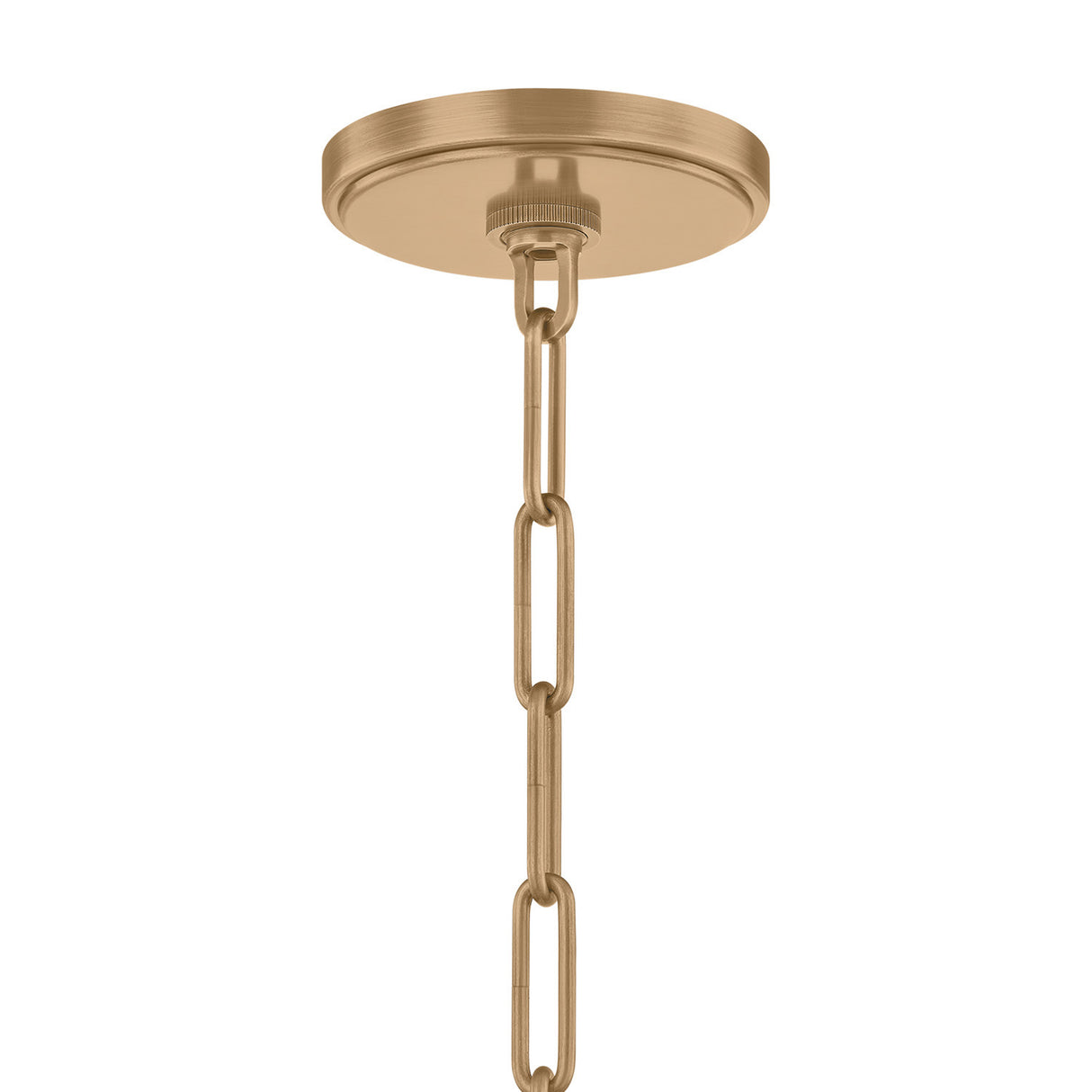 Midori Small Pendant 9", Patina Brass with Grasscloth Accents