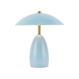 Aubrey Rechargeable Table Lamp 11", Baby Blue