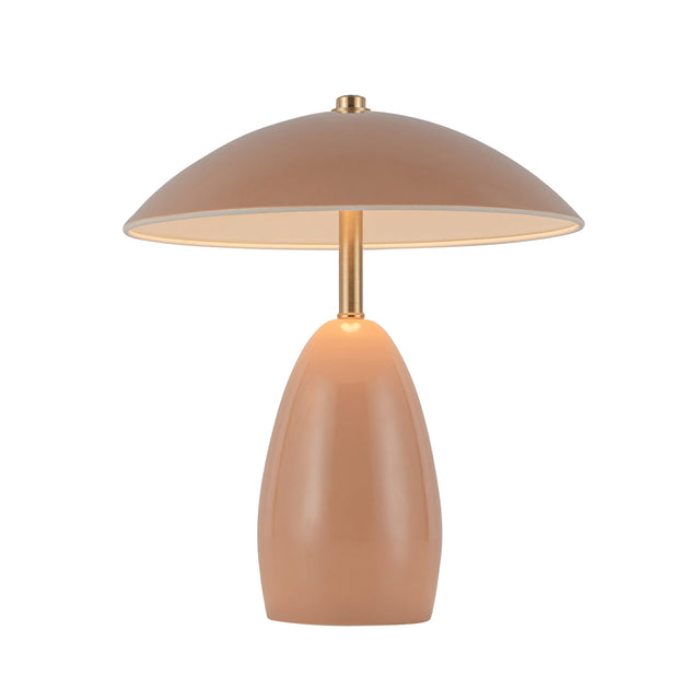 Aubrey Rechargeable Table Lamp 11", Blush
