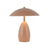 Aubrey Rechargeable Table Lamp 11", Blush