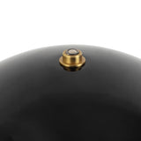 Aubrey Rechargeable Table Lamp 11", Glossy Black