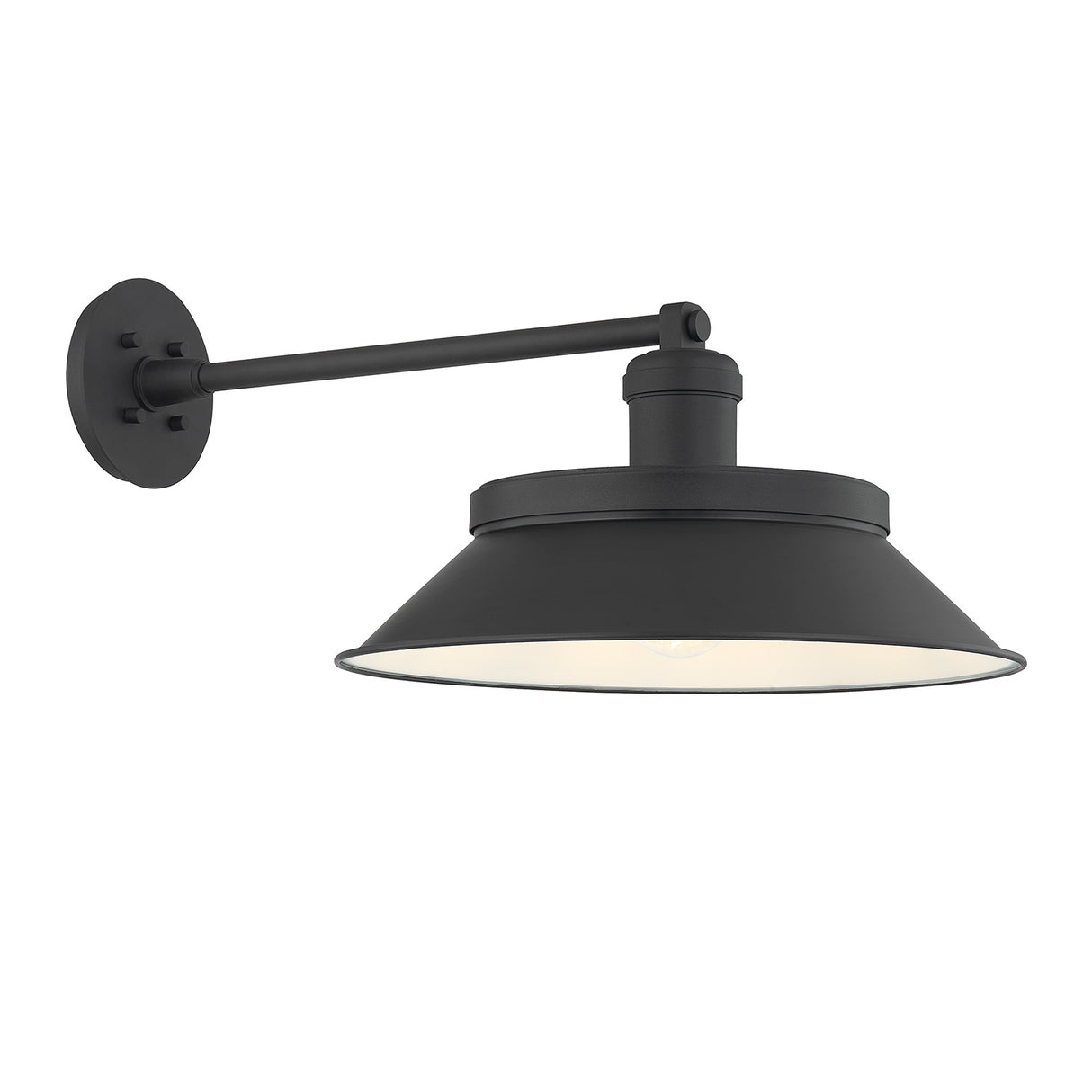 Vinya Outdoor Wall Light, Large, Matte Black