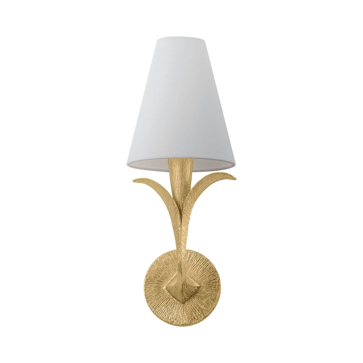 Junia Wall Sconce 17", Textured Gold