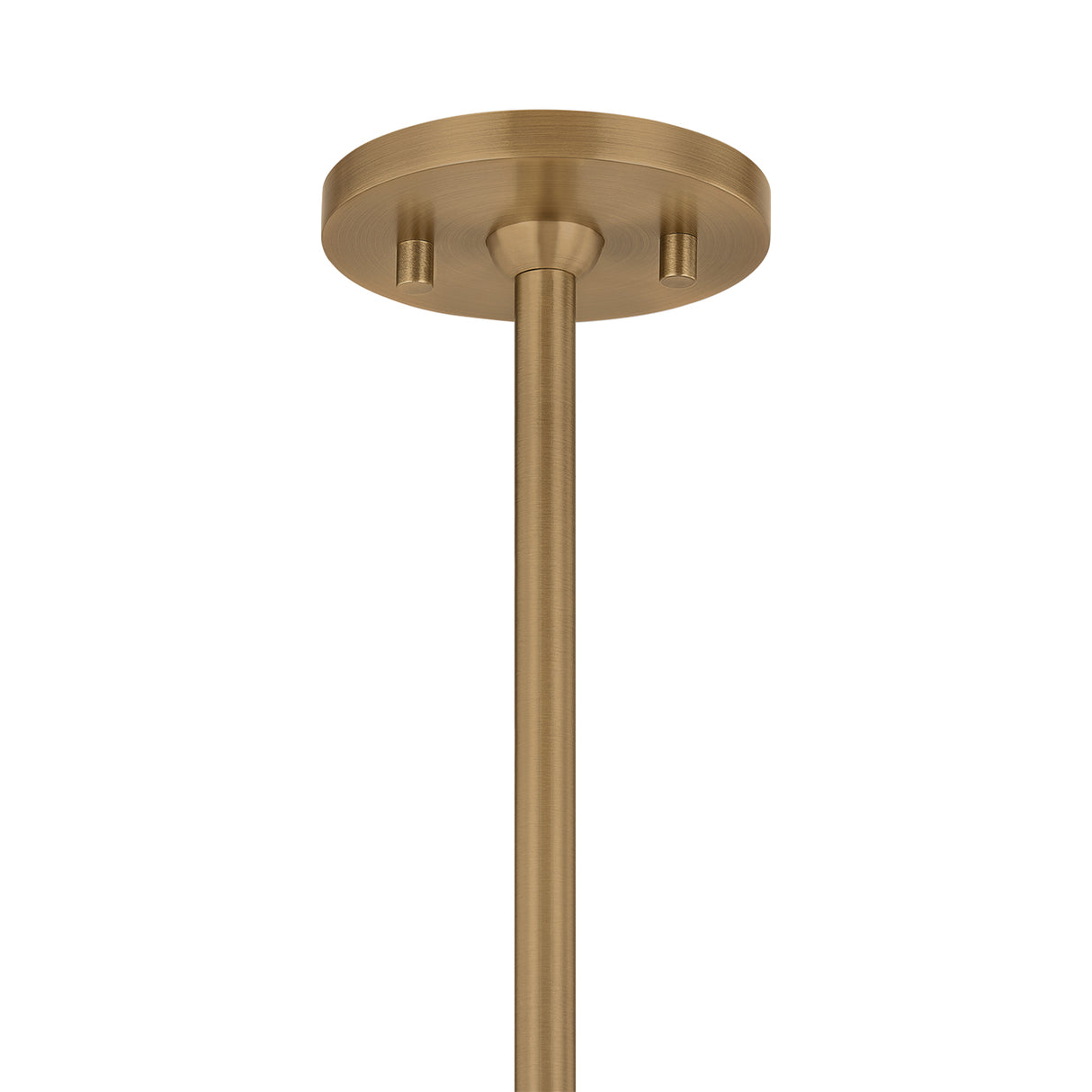 Bain Large Pendant 20", Off-White and Patina Brass
