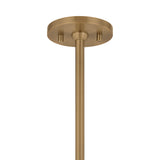 Bain Large Pendant 20", Off-White and Patina Brass