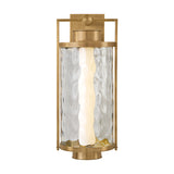 Catalina LED Outdoor Wall Light, Large 23", Patina Brass