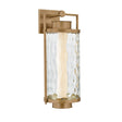 Catalina LED Outdoor Wall Light, Large 23", Patina Brass