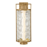 Catalina LED Outdoor Wall Light, Extra Large 28", Patina Brass
