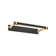 Heath LED Picture Light 18", Distressed Bronze and Aged Brass