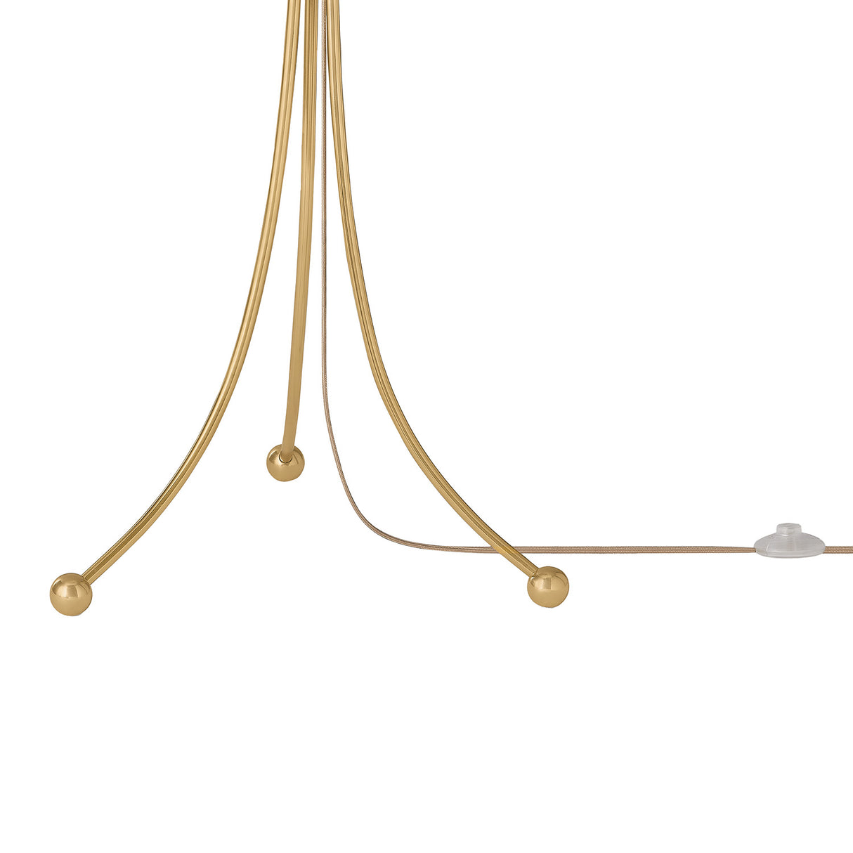 Ivana Floor Lamp 61", Aged Brass