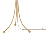 Ivana Floor Lamp 61", Aged Brass