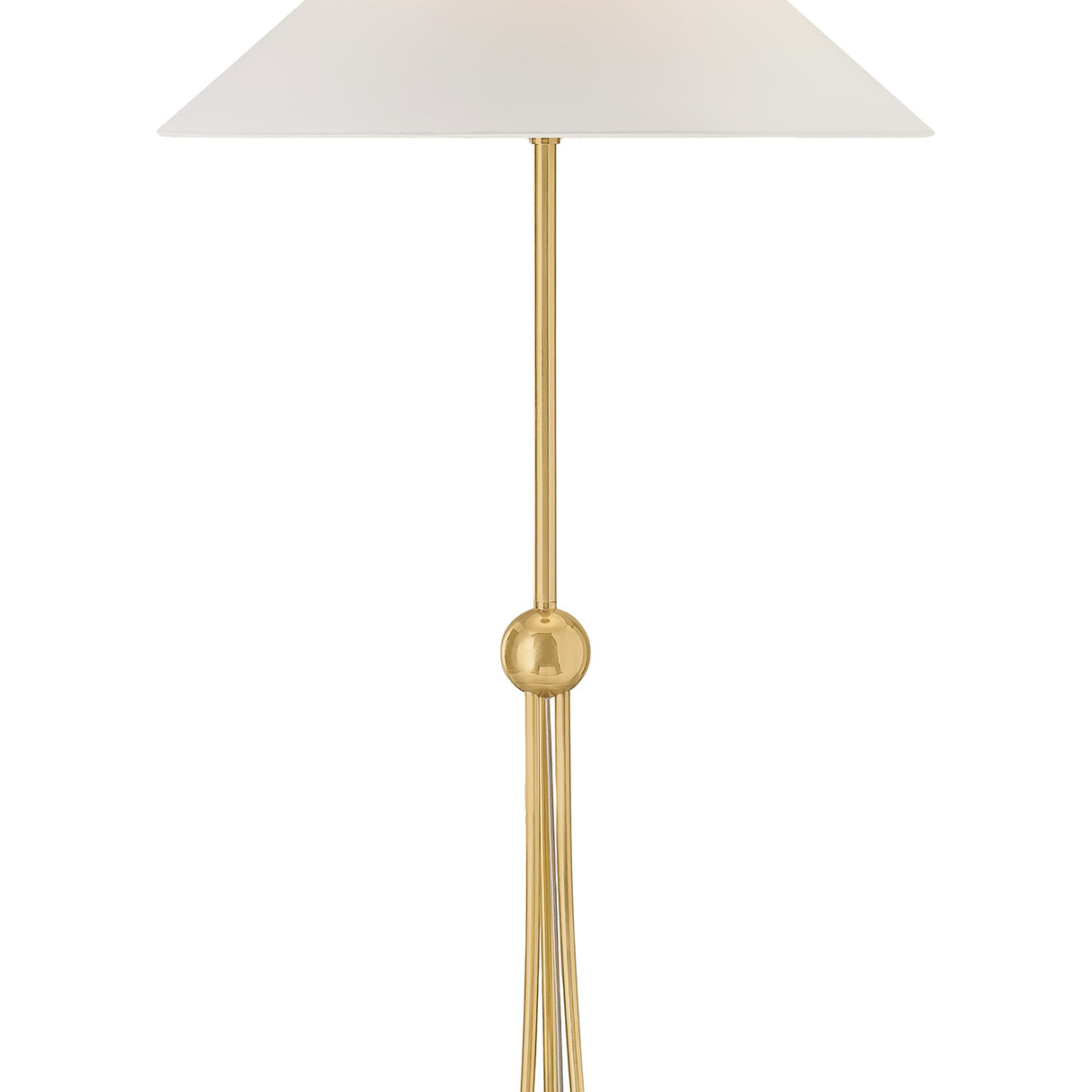 Ivana Floor Lamp 61", Aged Brass