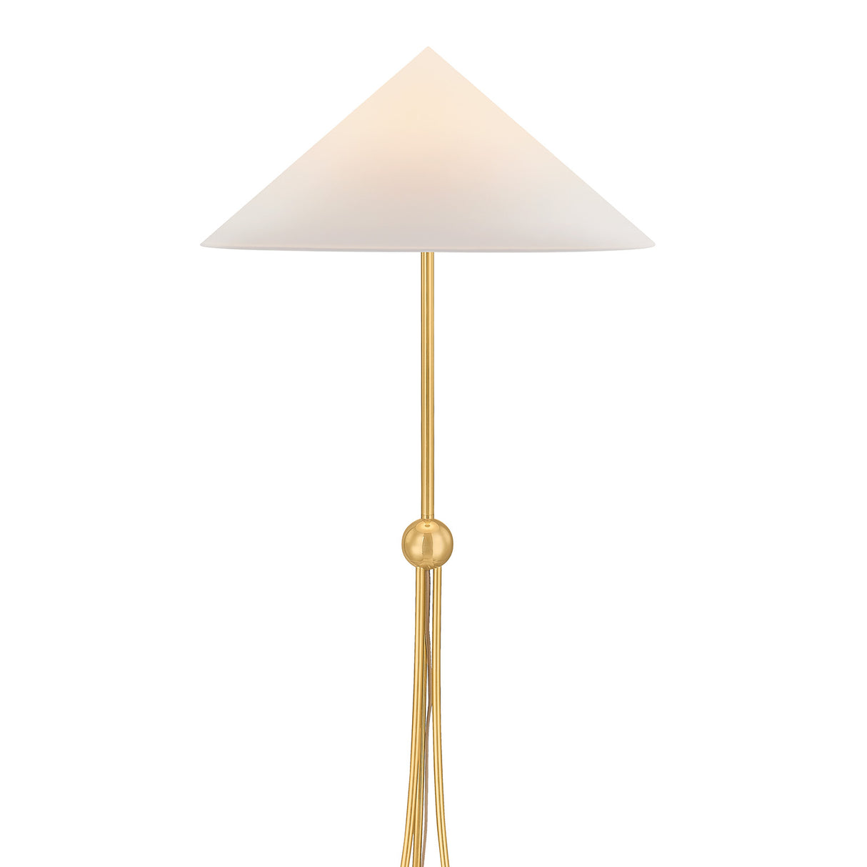 Ivana Floor Lamp 61", Aged Brass