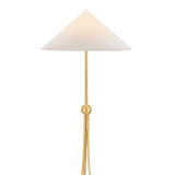 Ivana Floor Lamp 61", Aged Brass