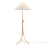 Ivana Floor Lamp 61", Aged Brass